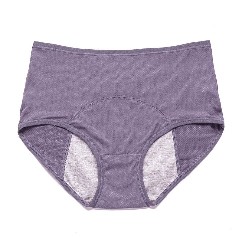 Culotte menstruelle anti-fuites taille haute – Grande taille, respirante, imperméable (L à 8XL)