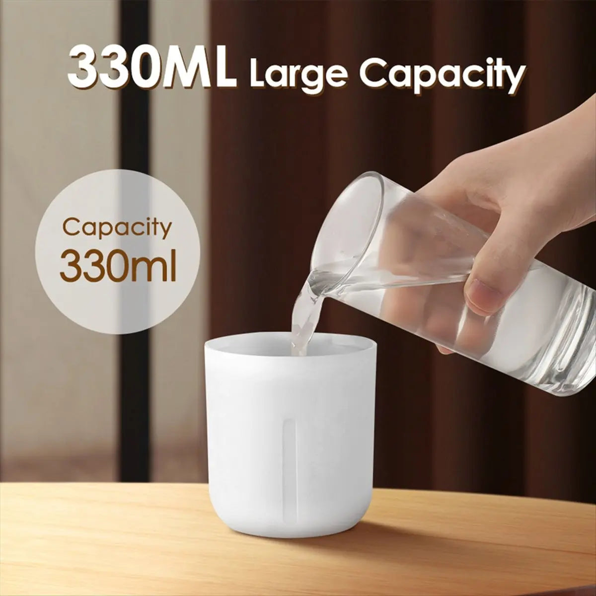 Humidificateur d'Air Portable USB – Brume Fraîche, Diffuseur d'Huile Essentielle & Veilleuse LED