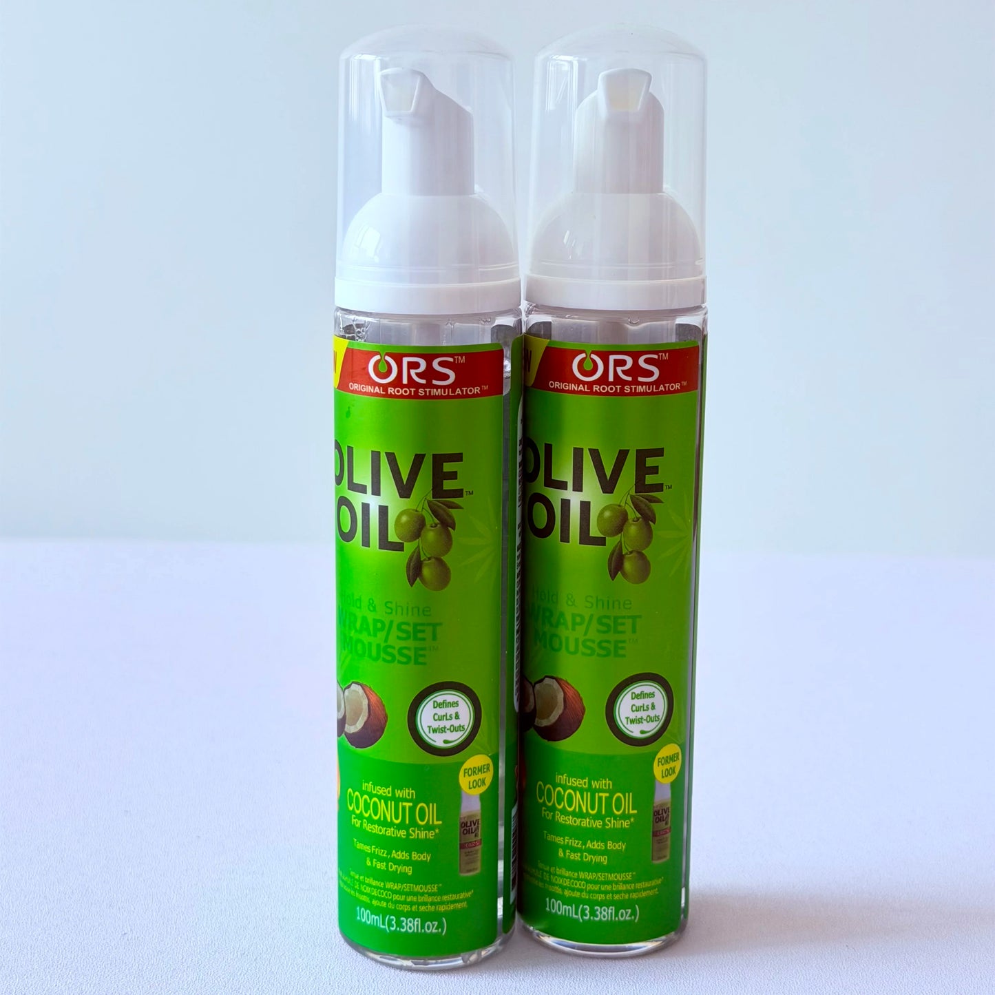 Mousse Coiffante Boucles – Tenue Forte à l'Huile d'Olive | Anti-Frisottis pour Perruques et Cheveux Naturels