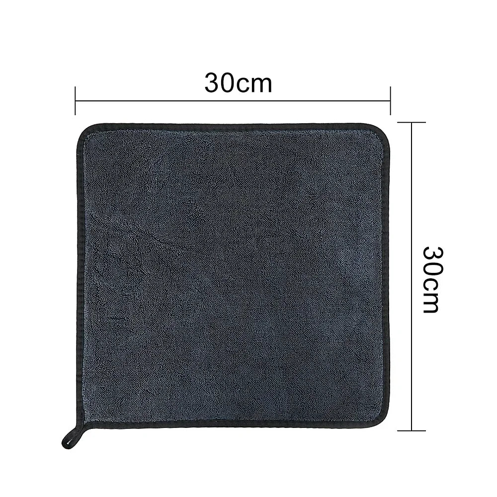 Serviettes en Microfibre Épaisse Double Face – Lavage Voiture, Cuisine & Maison | Super Absorbantes
