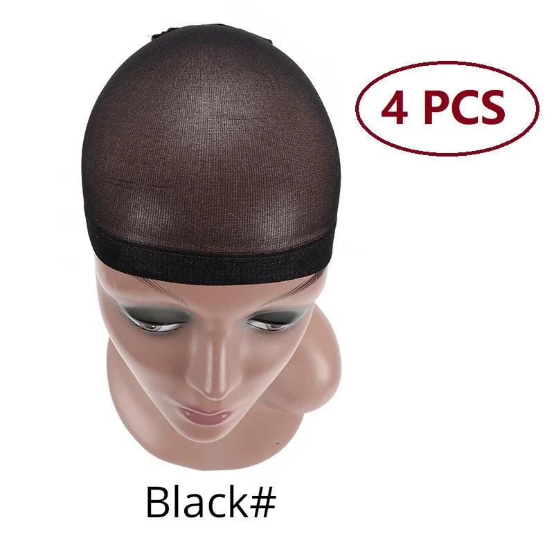 Nunify Bonnet Wig Hair Wig Cap Blonde Stocking Liner Snood Mesh Stretch Nude Beige Use And Easily Anne Glueless Dome Hair Cap