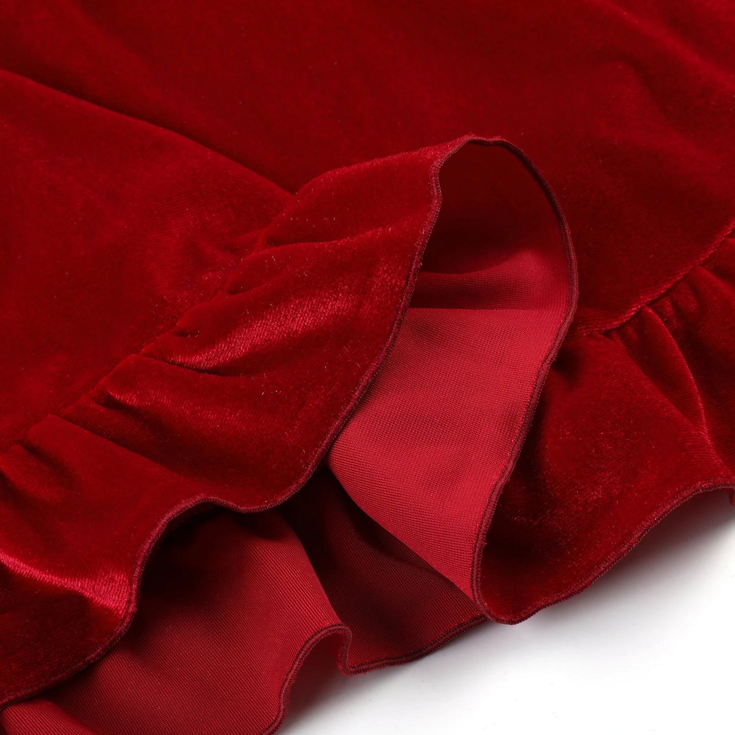 Flanelle Noël Famille Tenues Assortis Garçons Et Filles Pyjamas À Volants Blanc Dentelle Rouge À Manches Longues Bébé Bouton Enfants Pyjamas Ensembles