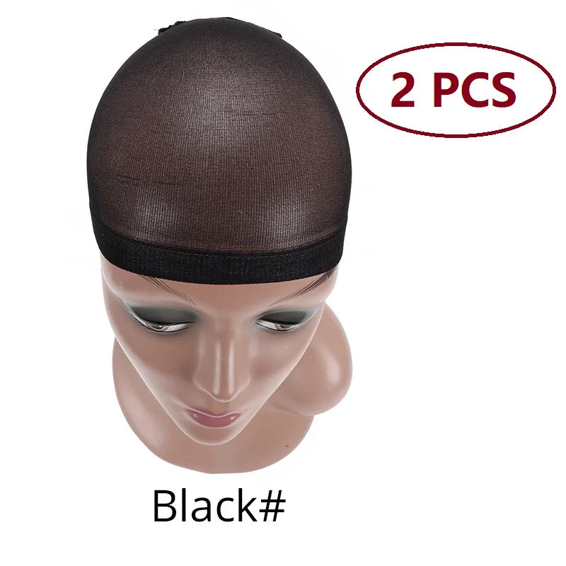 Nunify Bonnet Wig Hair Wig Cap Blonde Stocking Liner Snood Mesh Stretch Nude Beige Use And Easily Anne Glueless Dome Hair Cap