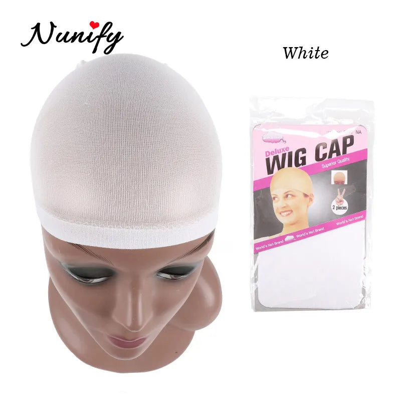 Nunify Bonnet Wig Hair Wig Cap Blonde Stocking Liner Snood Mesh Stretch Nude Beige Use And Easily Anne Glueless Dome Hair Cap