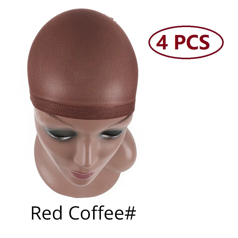 Nunify Bonnet Wig Hair Wig Cap Blonde Stocking Liner Snood Mesh Stretch Nude Beige Use And Easily Anne Glueless Dome Hair Cap