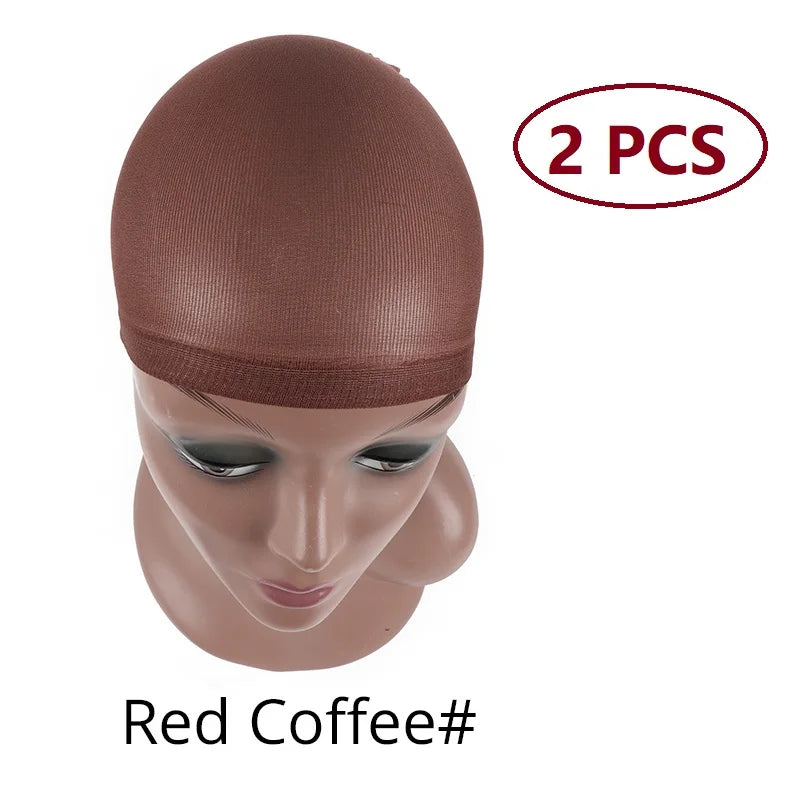 Nunify Bonnet Wig Hair Wig Cap Blonde Stocking Liner Snood Mesh Stretch Nude Beige Use And Easily Anne Glueless Dome Hair Cap