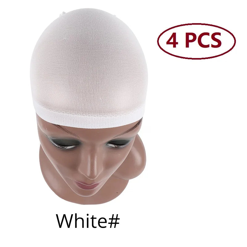 Nunify Bonnet Wig Hair Wig Cap Blonde Stocking Liner Snood Mesh Stretch Nude Beige Use And Easily Anne Glueless Dome Hair Cap