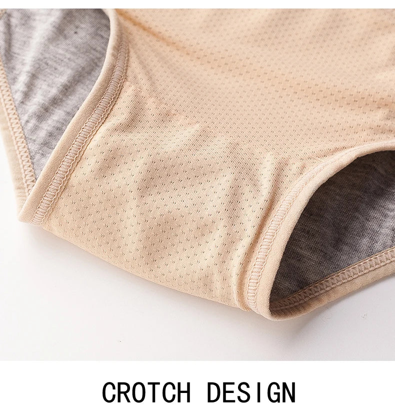 Culotte menstruelle anti-fuites taille haute – Grande taille, respirante, imperméable (L à 8XL)