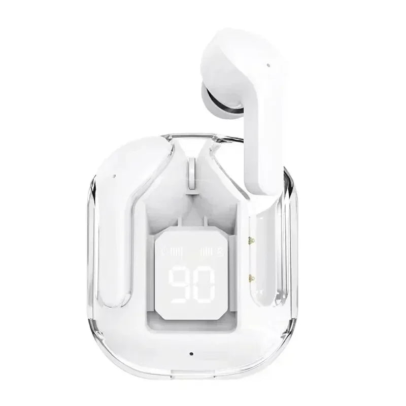 Écouteurs Bluetooth T2 TWS Sans Fil — Affichage Digital, Son Stéréo, Compatible Tous Smartphones
