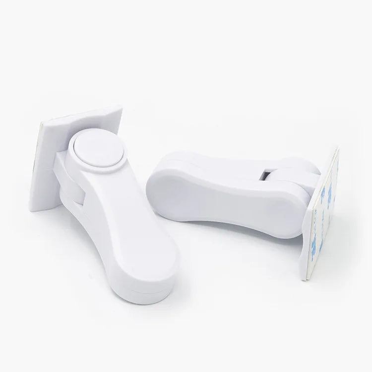 Verrou de sécurité bébé pour poignée de porte – Rotation 180°, adhésif, multifonction