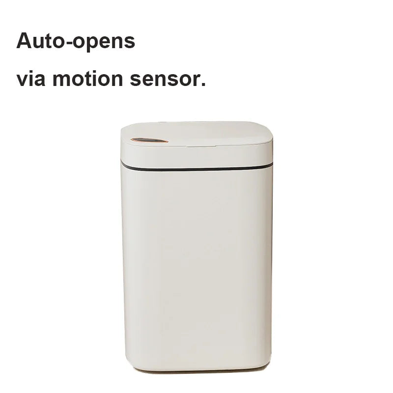Poubelle Intelligente à Capteur 16L – Couvercle Automatique Mains Libres | Cuisine, Bureau, Salle de Bain