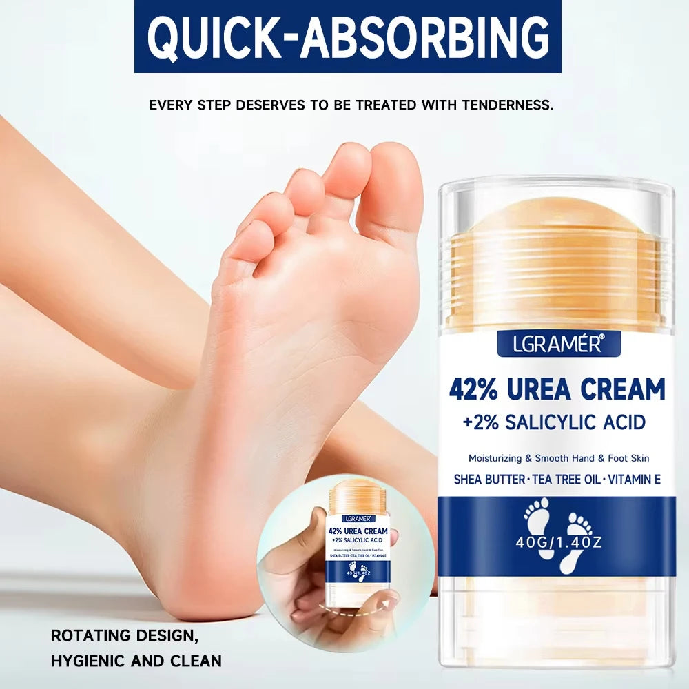 Crème Hydratante Intensive Pieds & Mains – Urée 42% + Acide Salicylique 2% | LGRAMER