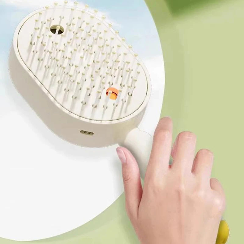 Hair Care Spray Massage Comb Vibration Scalp Massage Hairbrush Head Massager Hair Sprayer Atomizing Brush Hair Oil Applicator
