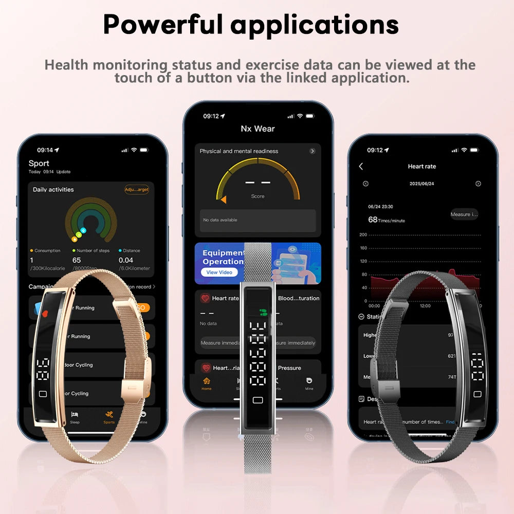 Bracelet Connecté Sport ChiBear 2026 – Suivi Santé, Cardio, SpO2, IP68 – Femme & Homme