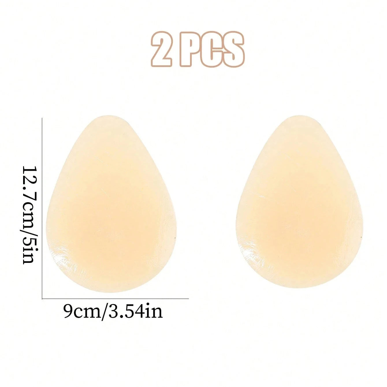 Cache-tétons silicone forme goutte – Ultra-fins, invisibles et réutilisables (lot de 2 ou 4)