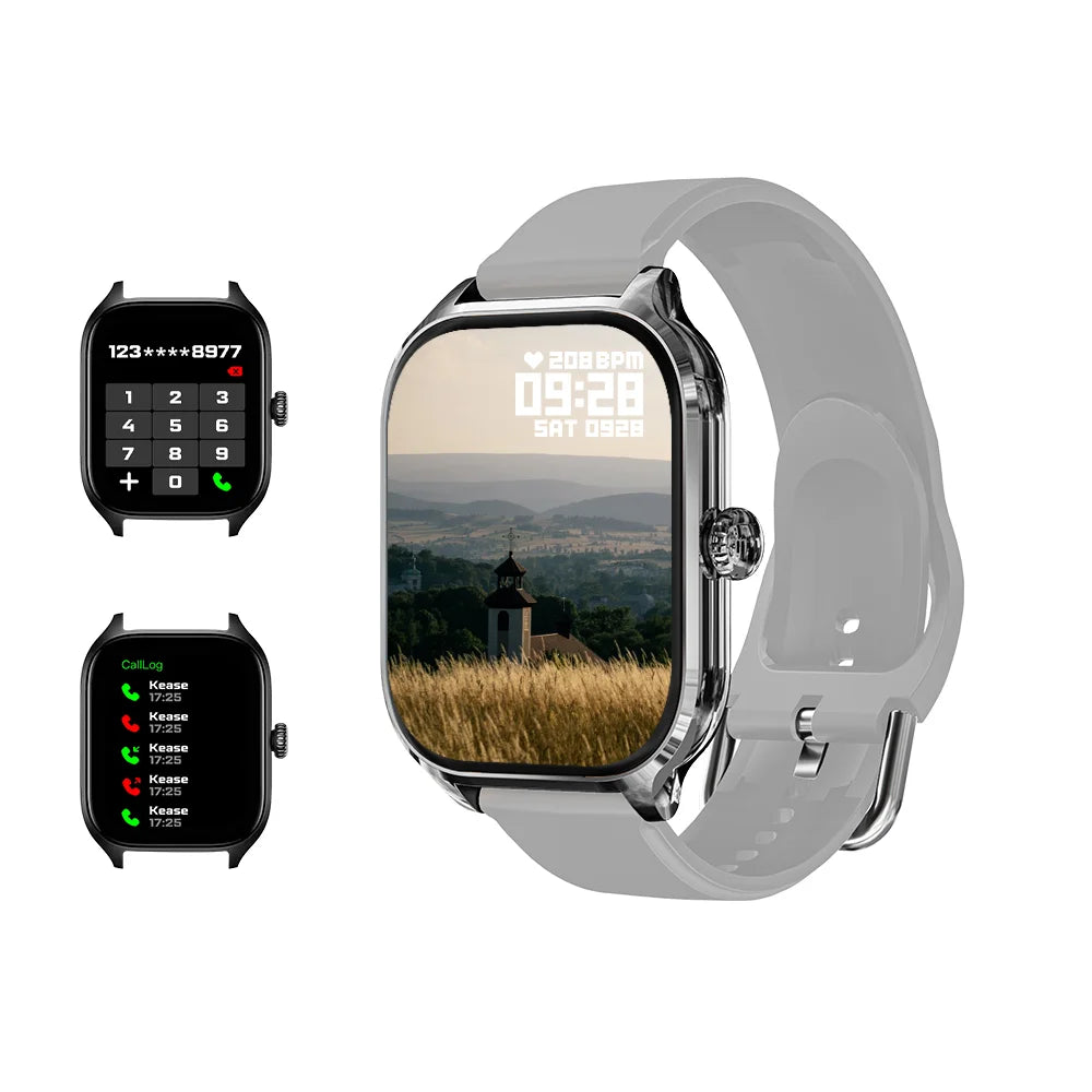 LAXASFIT H9 Pro Max – Montre Connectée Bluetooth | Appels, Fréquence Cardiaque, Oxymètre, Suivi Calories