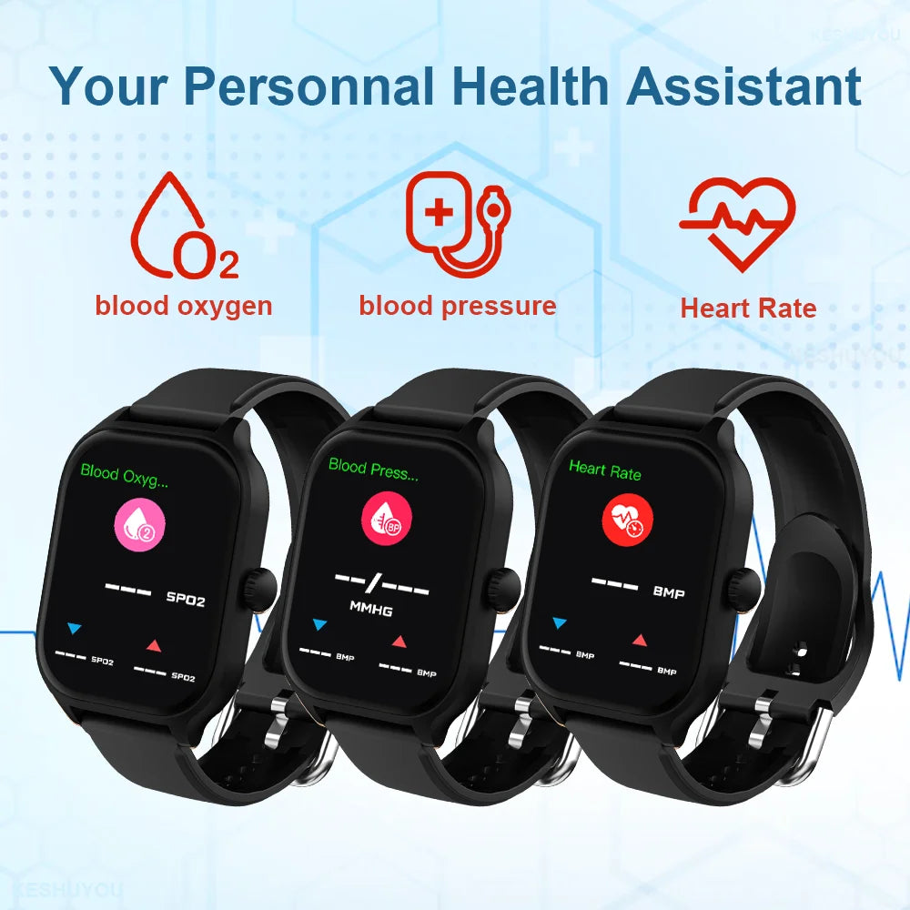 LAXASFIT H9 Pro Max – Montre Connectée Bluetooth | Appels, Fréquence Cardiaque, Oxymètre, Suivi Calories