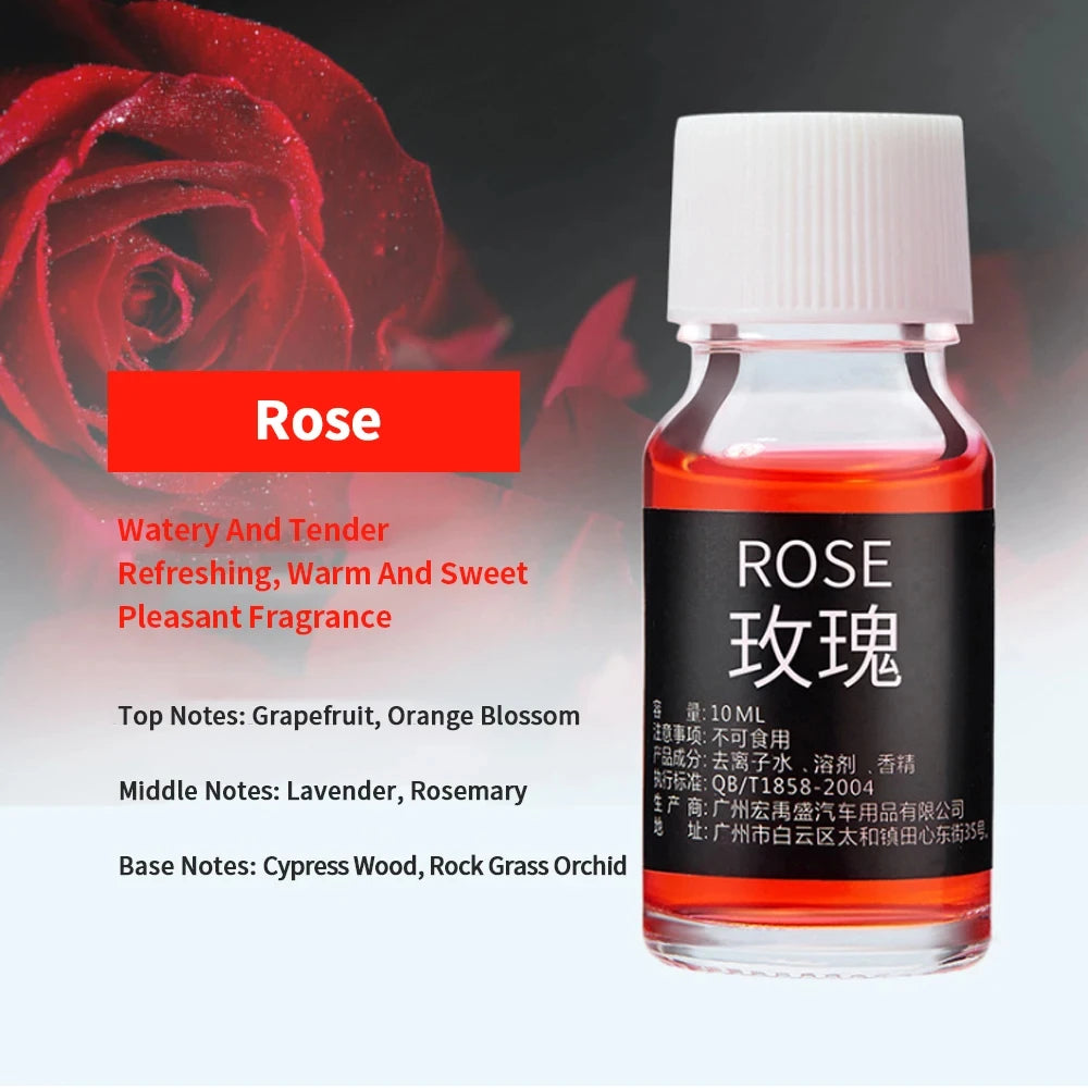 Recharge Liquide Parfum Voiture – Huile Essentielle Naturelle pour Diffuseur Aromatique