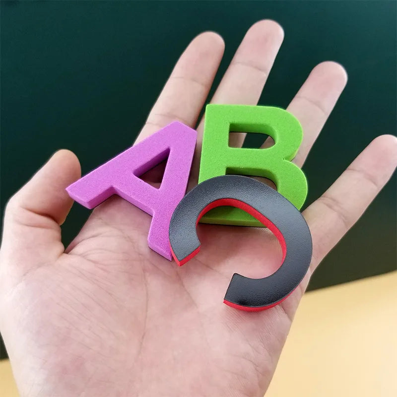Lettres et Chiffres Magnétiques ABC 123 – Aimants Éducatifs Préscolaires | Majuscules, Minuscules et Maths
