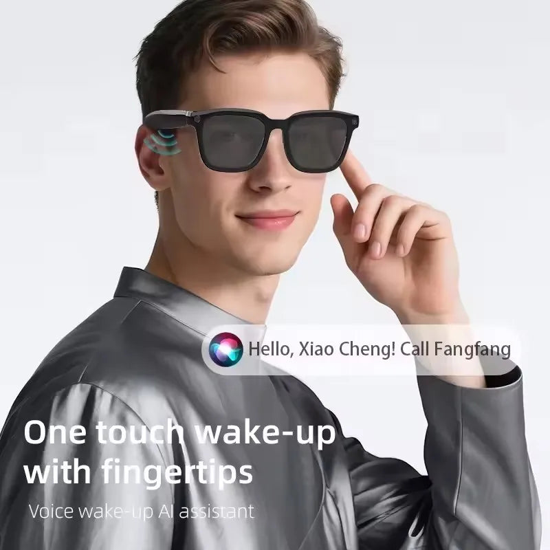 Lunettes Intelligentes IA Lenovo 2026 – Caméra HD 8MP, Vidéo 4K, Traduction IA, Appel Bluetooth & Musique