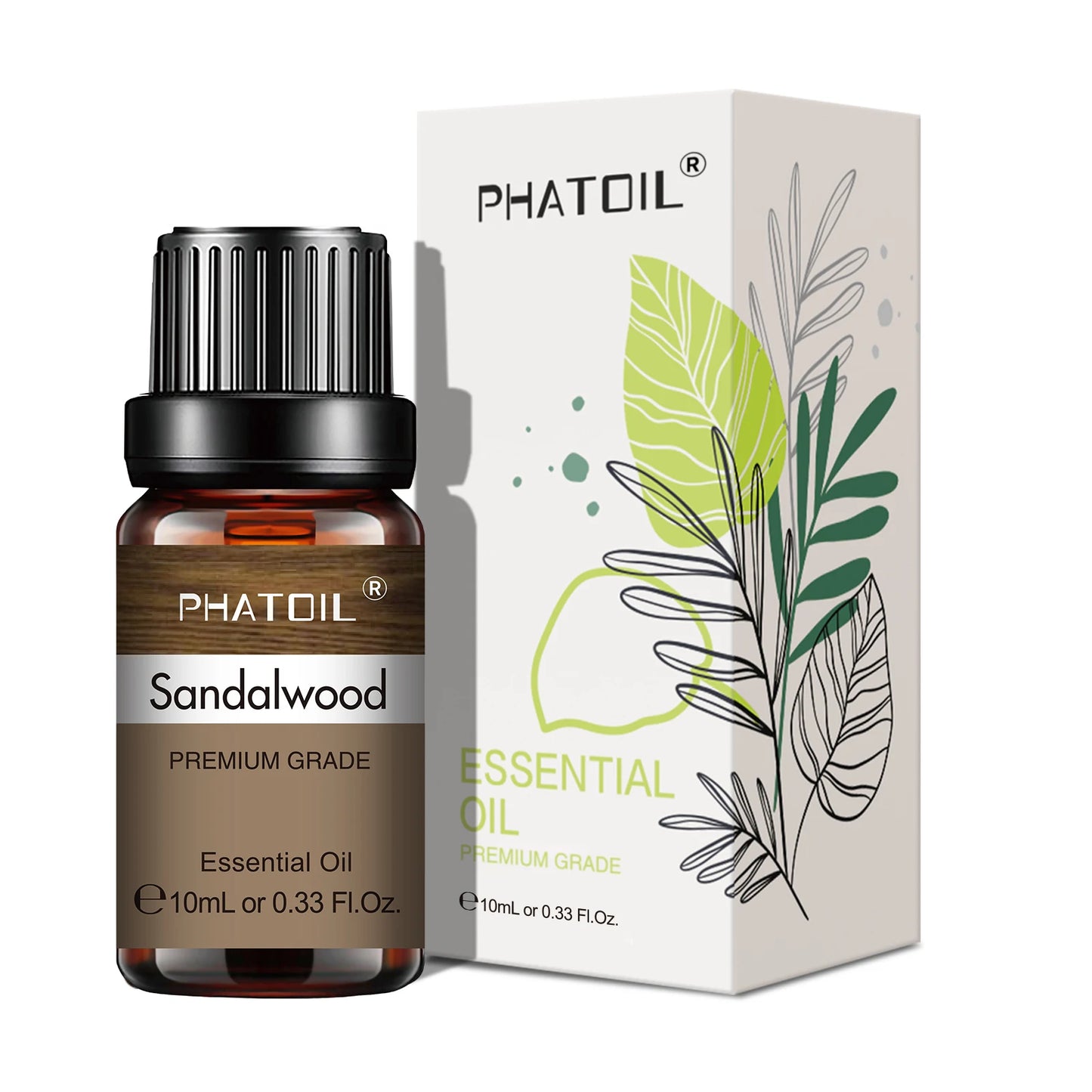 Huile essentielle pure 10ml – Aromathérapie, diffuseur, humidificateur (30 parfums au choix)