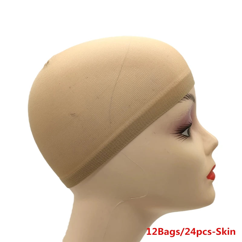 Bonnets de Perruque en Nylon Ventilé – Filet Extensible Ultra-Fin Respirant | Lot de 1, 6 ou 12