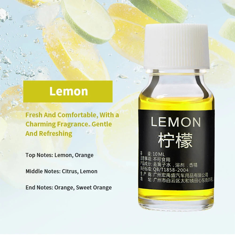 Recharge Liquide Parfum Voiture – Huile Essentielle Naturelle pour Diffuseur Aromatique