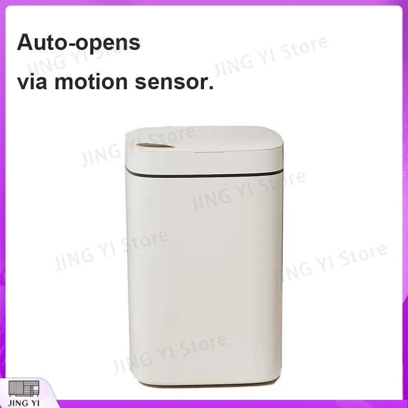 Poubelle Intelligente à Capteur 16L – Couvercle Automatique Mains Libres | Cuisine, Bureau, Salle de Bain