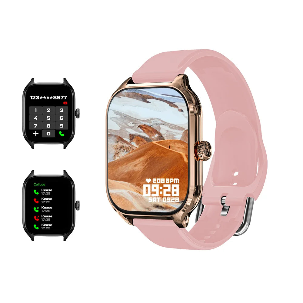 LAXASFIT H9 Pro Max – Montre Connectée Bluetooth | Appels, Fréquence Cardiaque, Oxymètre, Suivi Calories