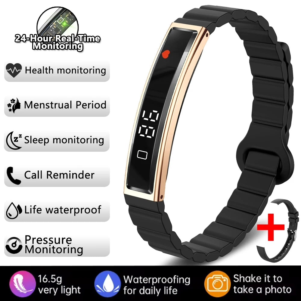 Bracelet Connecté Sport ChiBear 2026 – Suivi Santé, Cardio, SpO2, IP68 – Femme & Homme