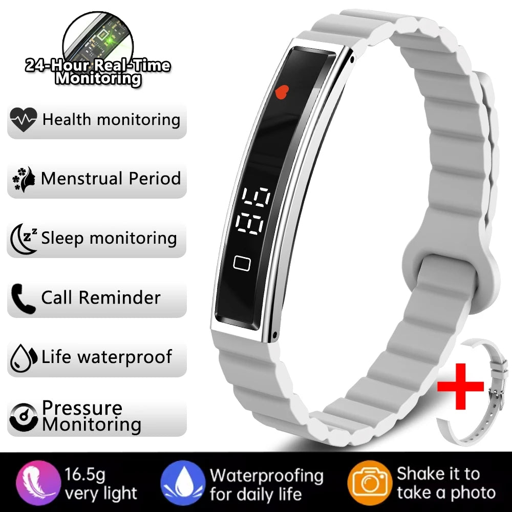 Bracelet Connecté Sport ChiBear 2026 – Suivi Santé, Cardio, SpO2, IP68 – Femme & Homme