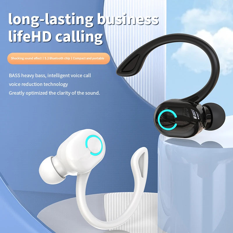 Oreillette Bluetooth 5.2 Sans Fil VAORLO S10 – HiFi Bass, Réduction de Bruit, Micro HD, Waterproof