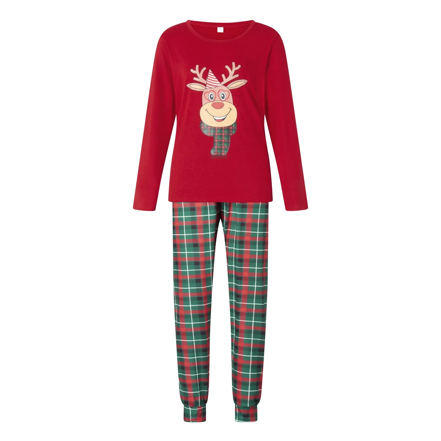 Tenues de Noël pour Mère, Père et Enfants, Ensemble de Pyjamas Assortis, Pyjamas Décontractés à Motif de Renne, Look Familial de Noël, Vêtements de Fête, Cadeau