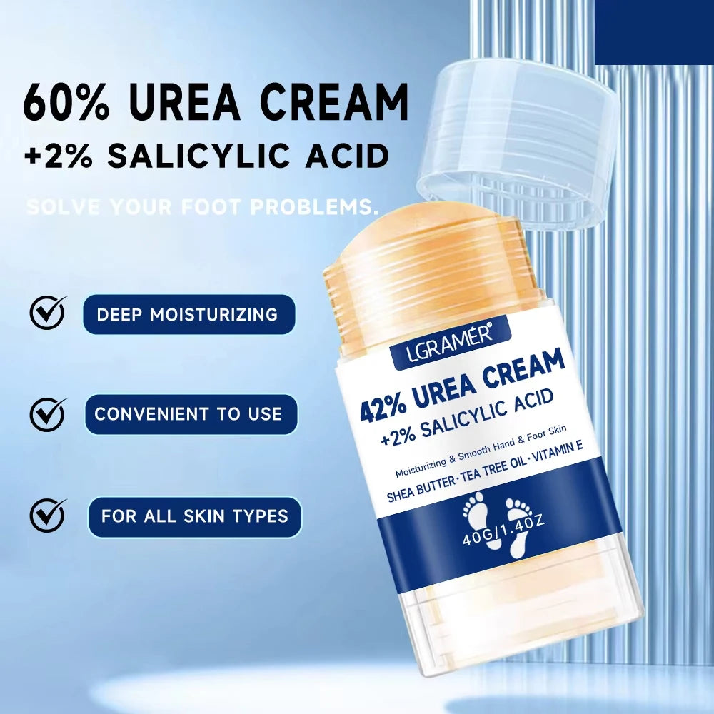 Crème Hydratante Intensive Pieds & Mains – Urée 42% + Acide Salicylique 2% | LGRAMER