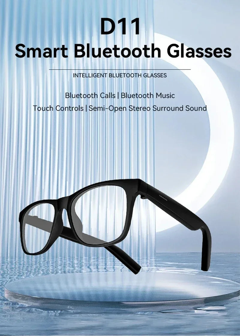 Lunettes Intelligentes Xiaomi MIJIA D11 – Bluetooth 5.4, IA, Caméra 8K, Appels & Musique Mains Libres