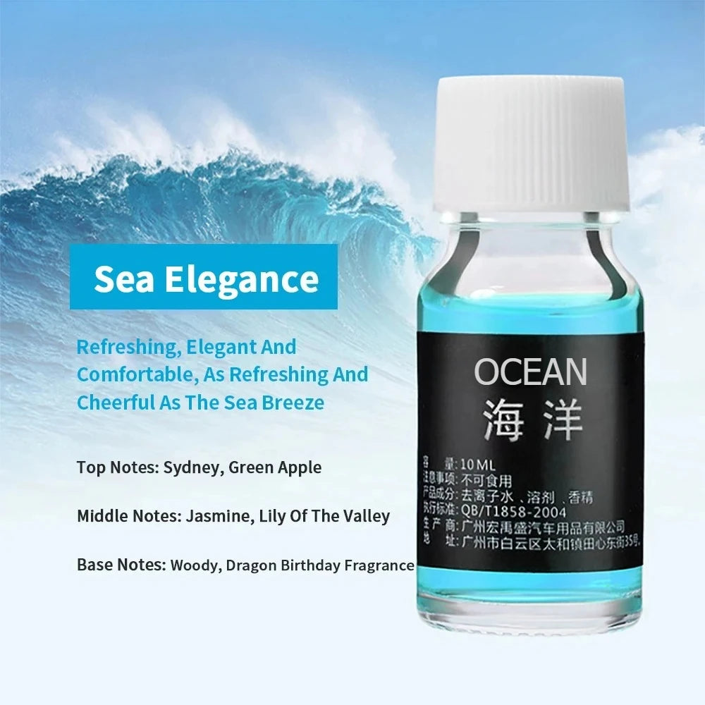 Recharge Liquide Parfum Voiture – Huile Essentielle Naturelle pour Diffuseur Aromatique