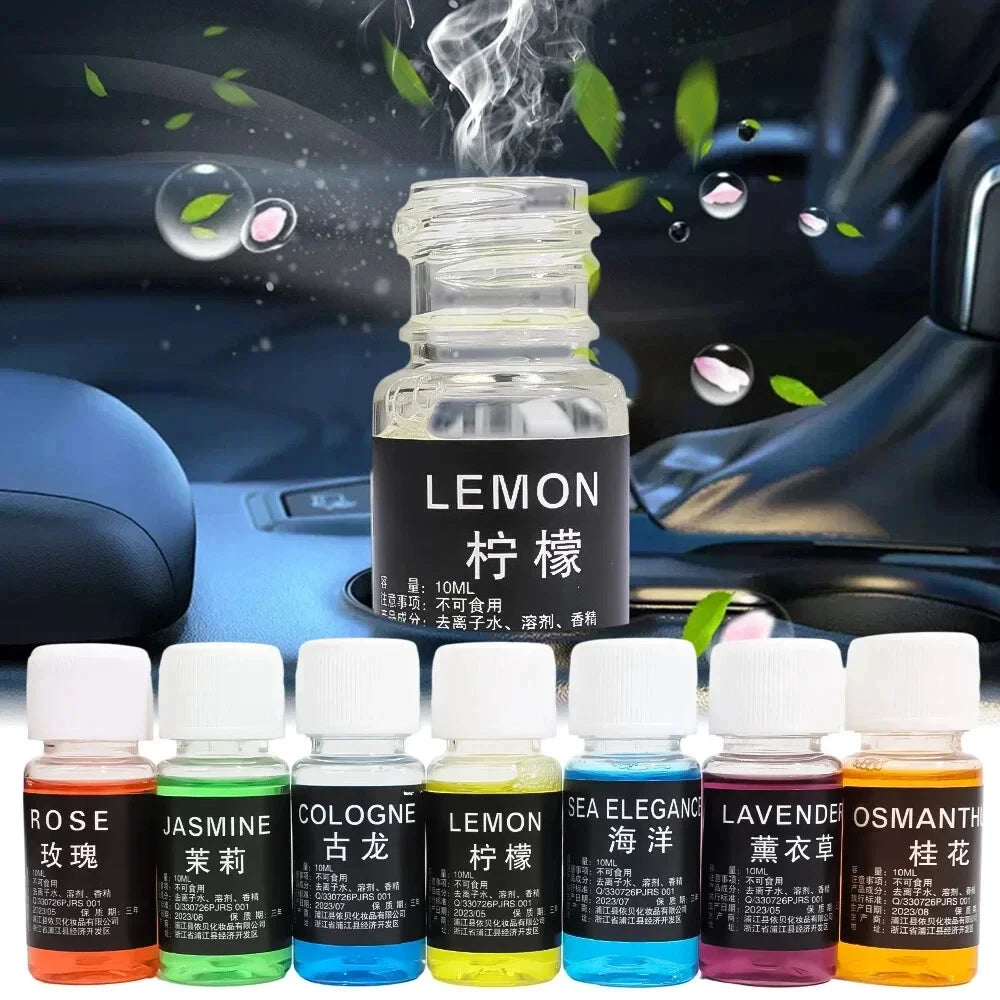 Recharge Liquide Parfum Voiture – Huile Essentielle Naturelle pour Diffuseur Aromatique