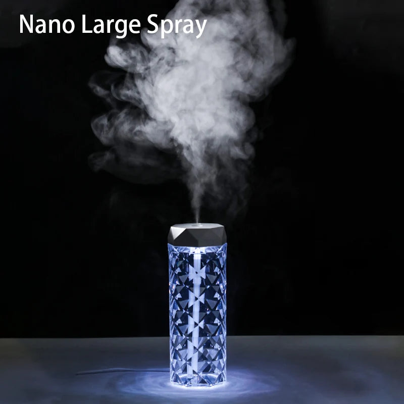 Humidificateur USB 400ml – Diffuseur d’Arômes & Lumière RGB pour Maison et Voiture