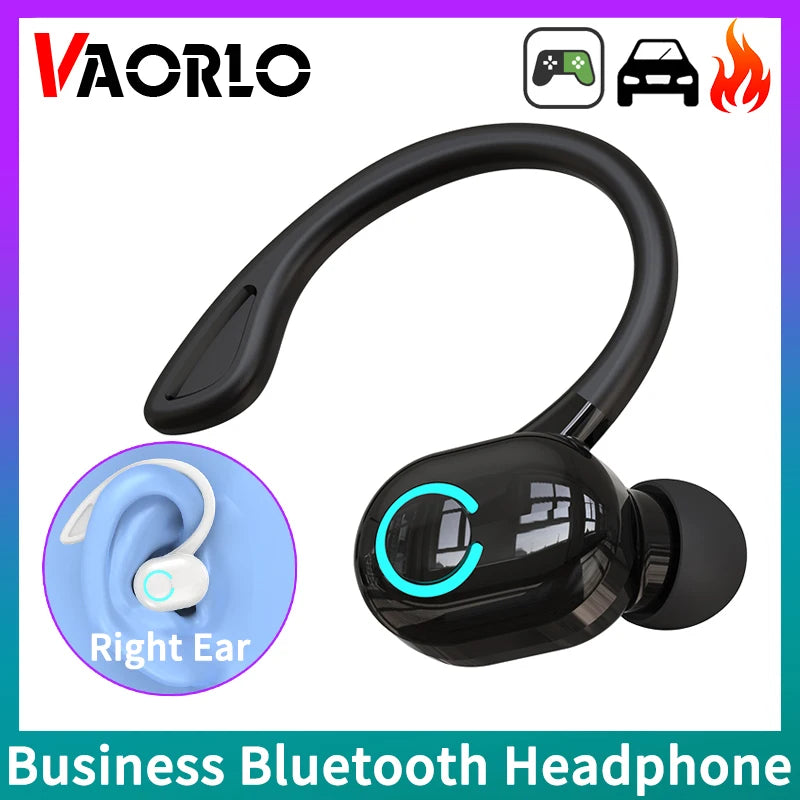 Oreillette Bluetooth 5.2 Sans Fil VAORLO S10 – HiFi Bass, Réduction de Bruit, Micro HD, Waterproof