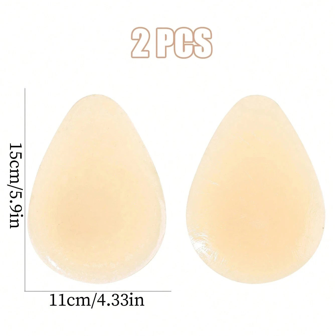 Cache-tétons silicone forme goutte – Ultra-fins, invisibles et réutilisables (lot de 2 ou 4)