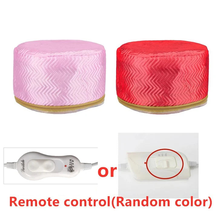 Bonnet Chauffant Traitant pour Cheveux – Vapeur Thermique, Soin Nourrissant, Spa Maison