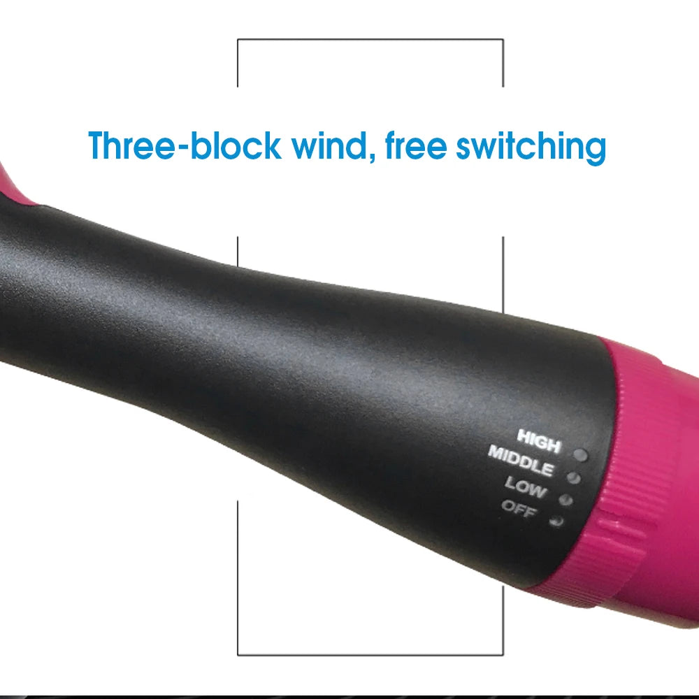Brosse Soufflante 5 en 1 – Peigne Chauffant Ionique, Lisseur & Sèche-Cheveux