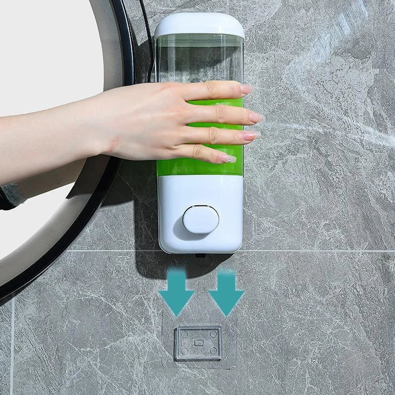 Distributeur de Savon Mural 500/1000ml – Simple ou Double, Presse Manuelle | Salle de Bain