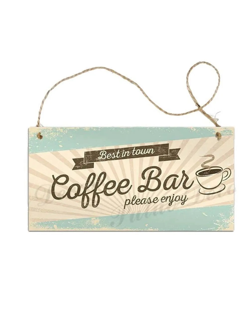 Panneau de décoration murale de cuisine en bois rustique – Plaque suspendue «This Kitchen Offers Food Love Joy » avec cuisine et illustration florale