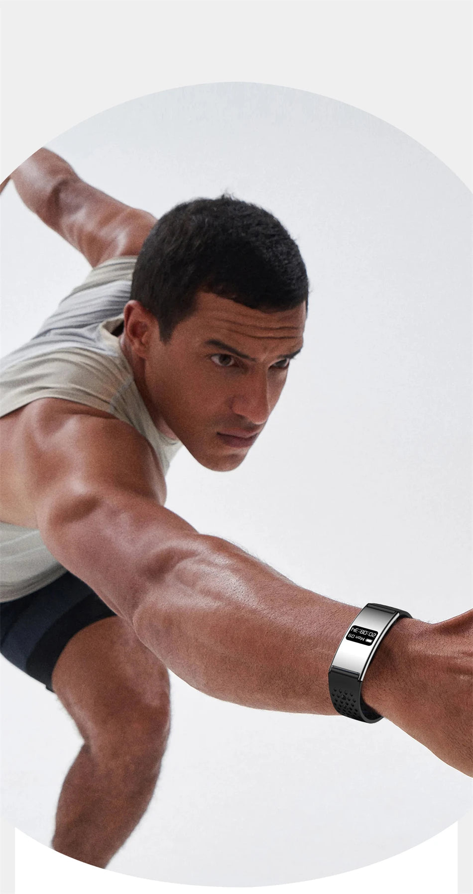 Montre Connectée Ultra-Fine BOXUXING 2026 – Suivi Cardio, SpO2, Sommeil, IPX8 | Bracelet Sportif Femme