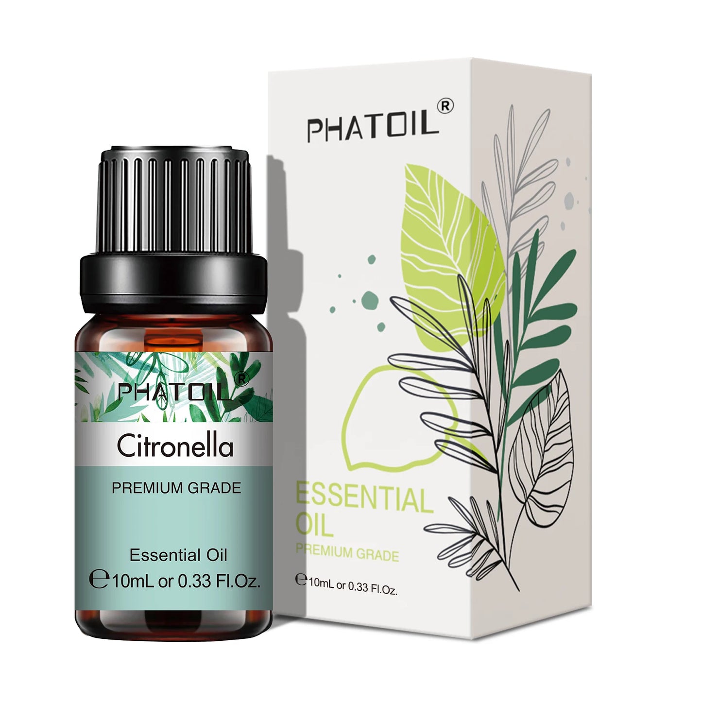 Huile essentielle pure 10ml – Aromathérapie, diffuseur, humidificateur (30 parfums au choix)