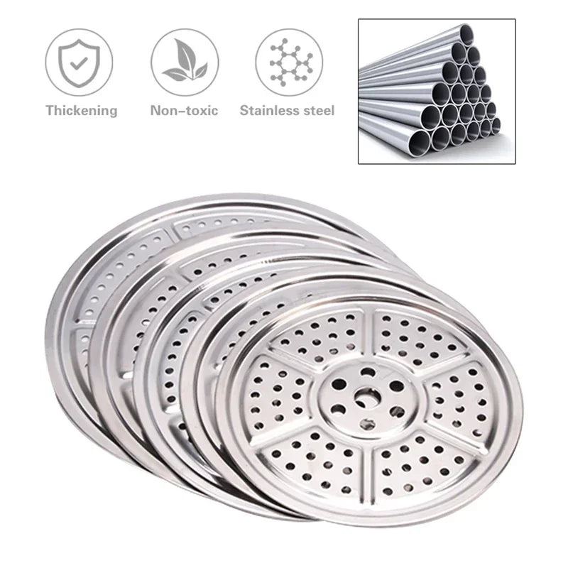 Grille vapeur en acier inoxydable – Autocuiseur, conserves et cuisson (18 tailles : 18 à 50 cm)