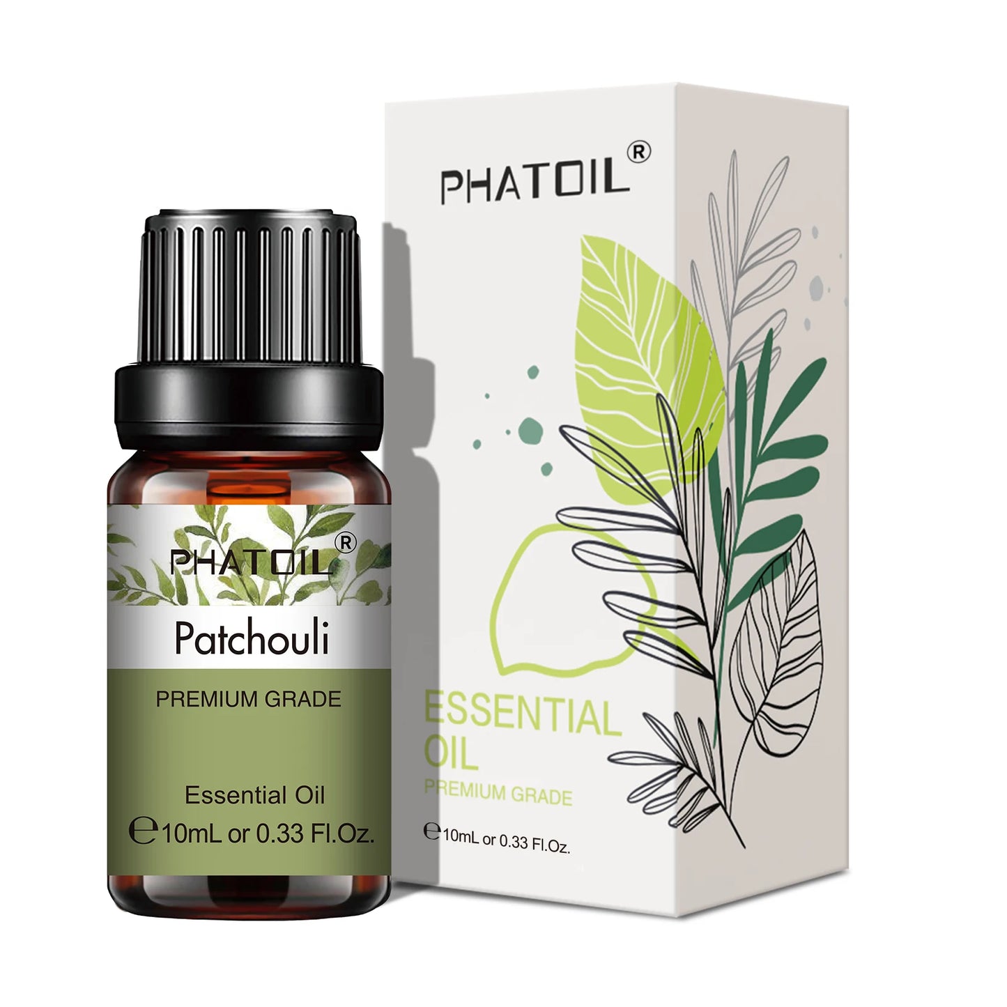 Huile essentielle pure 10ml – Aromathérapie, diffuseur, humidificateur (30 parfums au choix)