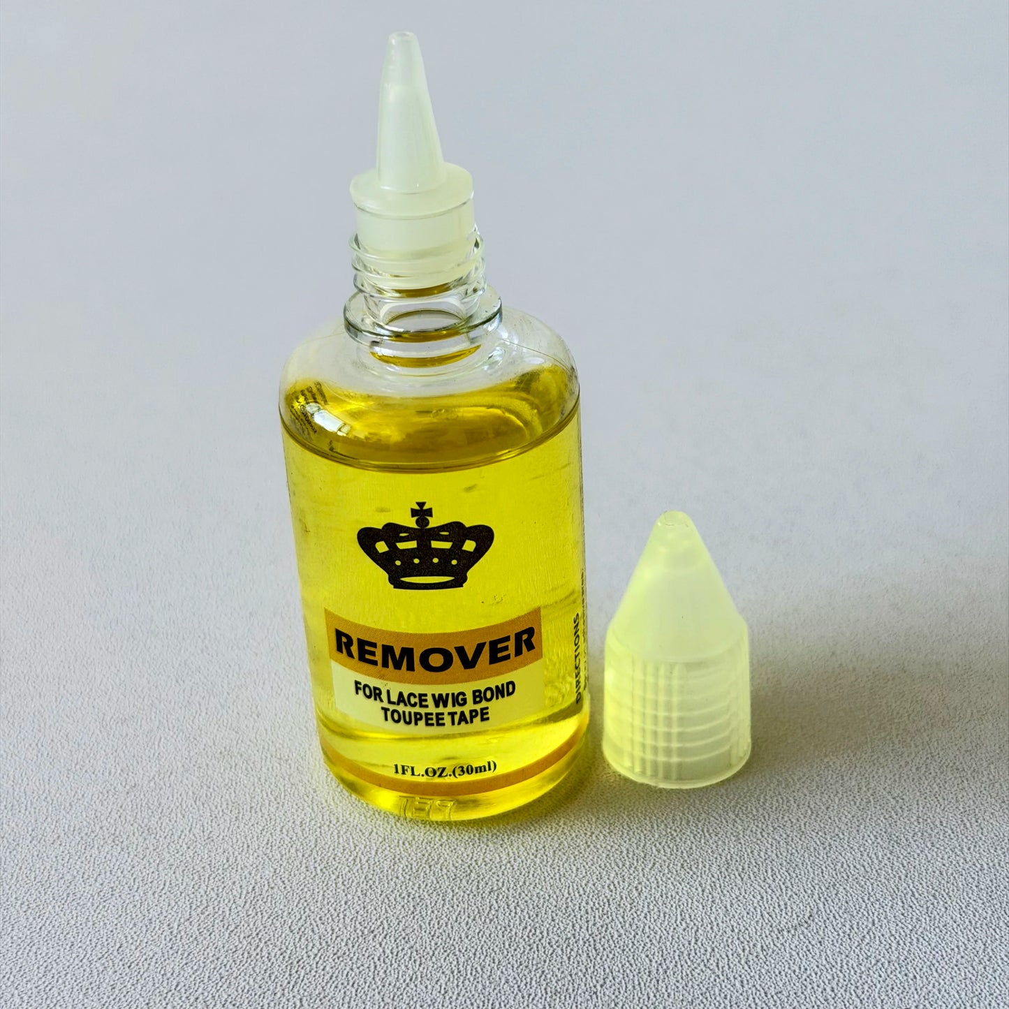 Dissolvant Colle et Ruban Perruque Lace – Flacon 30ml Facile à Utiliser | Port Quotidien