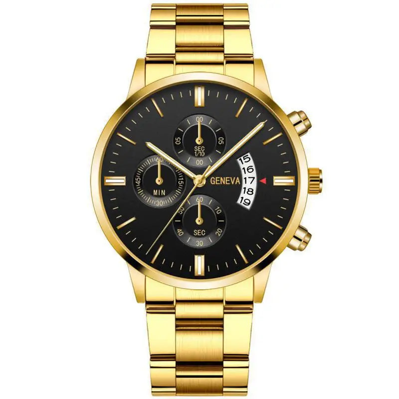 Montre à Quartz Homme – Cadran 40 mm, Bracelet Alliage, Style Luxe & Fashion